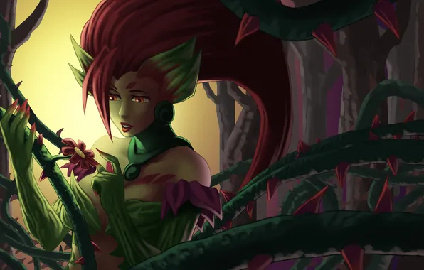 Картинка League of Legends, Rise of the Thorns, Zyra