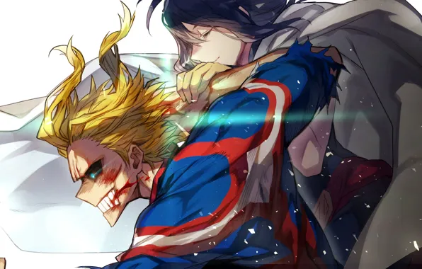 Кровь, парни, Boku No Hero Academia, Моя геройская акадеимя, всемогущий