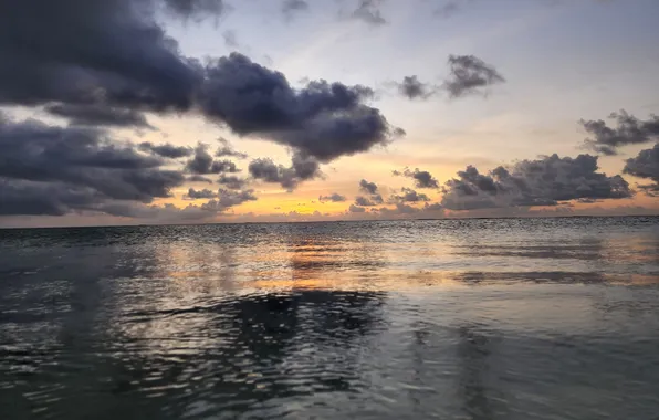 Beach, sky, maldives