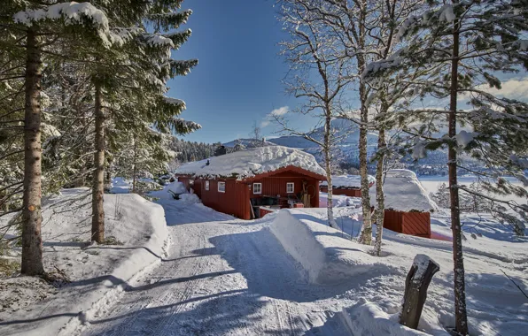 Картинка зима, Норвегия, Norway, Romsdal