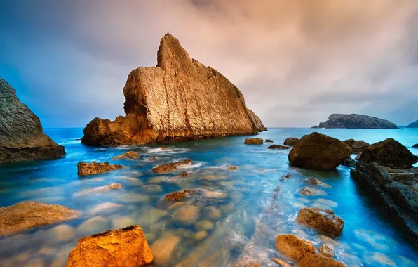 Море, скалы, берег