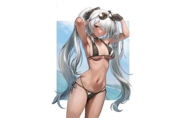 Kawaii, girl, sexy, anime, babe, cute, bikini, iori