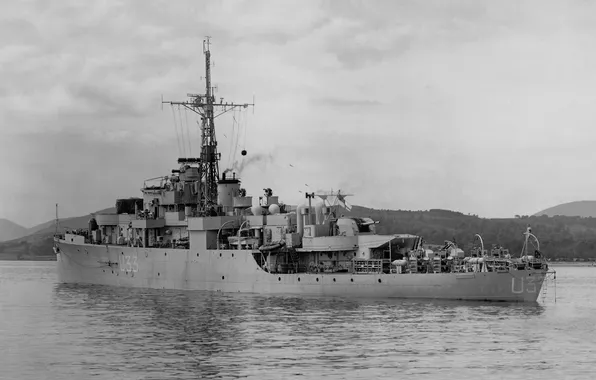 1945год, Королевский Флот Великобритании, шлюп, HMS Opossum