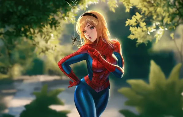 Картинка web, protection, spidergirl