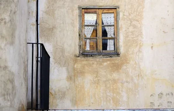 Картинка дом, стена, окно