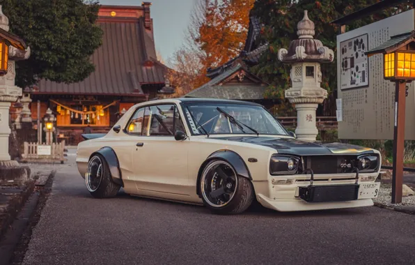 Картинка GTR, Nissan, COUPE, C10, STANCE, HAKOSUKA