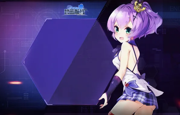 Girl, sexy, cleavage, blouse, boobs, anime, beautiful, short hair