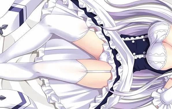 Widescreen, girl, sexy, lingerie, pantsu, cleavage, panties, thighhighs