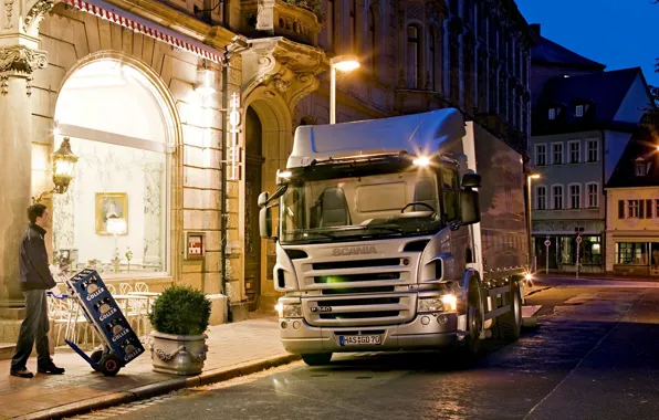 Auto, scania, fura, p340