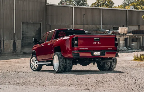 Дизайн, цвет, автомобиль, вид сзади, передок, GMC, 3500 6