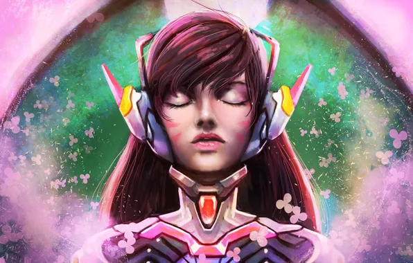 Overwatch, Ханна Сон, D. VA, by Asteltainn