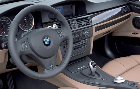 BMW, руль, салон