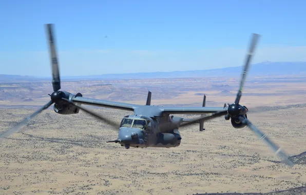 Bell, Osprey, CV-22, американский конвертоплан, транспортный СВВП, КСО ВВС США