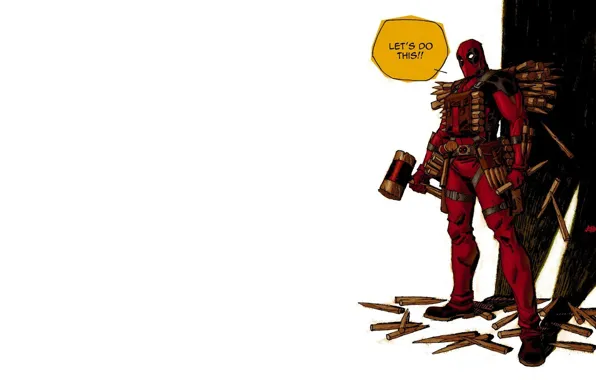 Тень, молот, DeadPool, колы