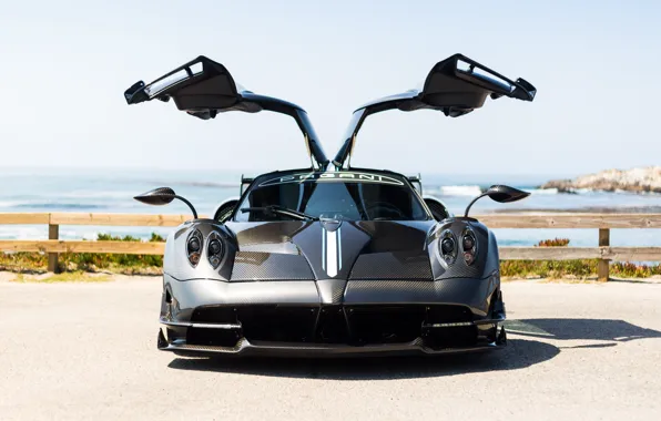 Pagani, Carbon, Sport, Huayra, AUTO, front view, 2017, Pagani Huayra BC