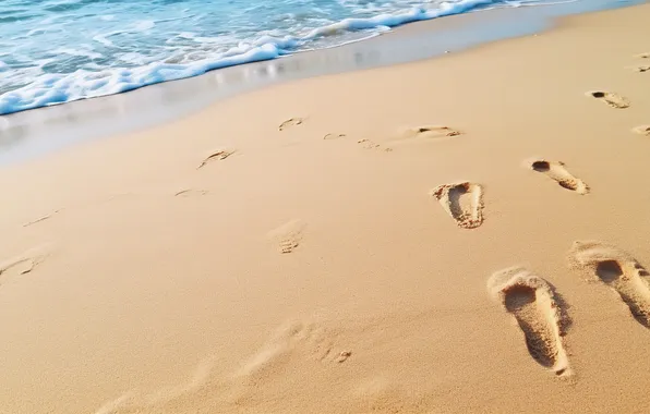 Песок, море, волны, пляж, лето, берег, summer, beach