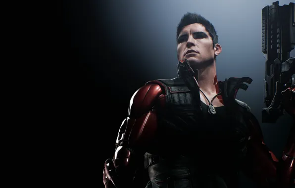 Gun, pistol, game, weapon, power, pose, powerful, Paragon