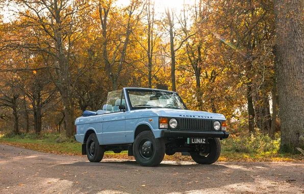 Авто, осень, Range Rover