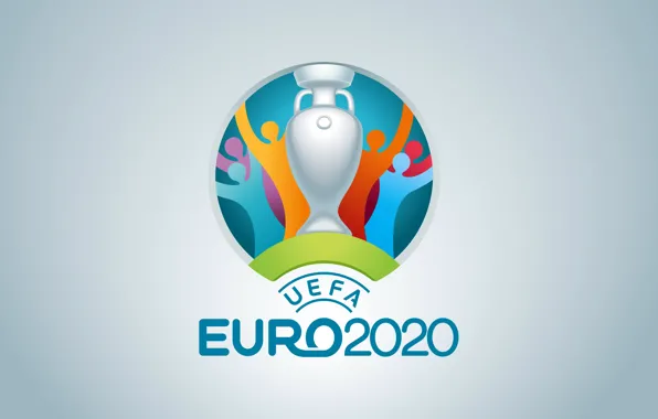 Футбол, эмблема, постер, uefa, чемпионат европы, 2020