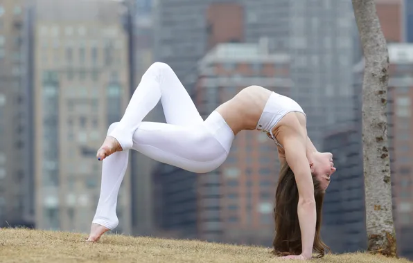 Картинка девушка, поза, гибкость, фигура