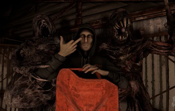 Монстры, Ужас, Horror, Residen Evil, Лукас, Lucas Baker, RE7, Residen Evil 7