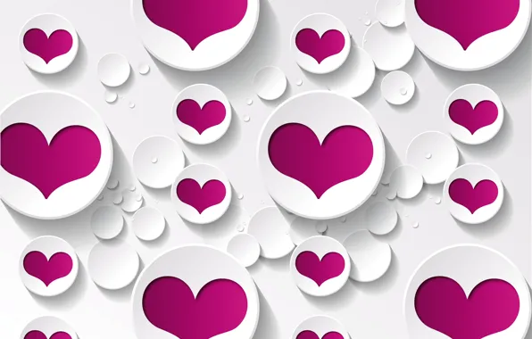 Картинка любовь, фон, сердечки, design, romantic, hearts, valentines