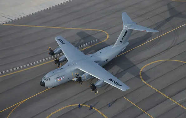 Картинка ВПП, A400М, Airbus A400M Atlas, Военно-транспортный самолёт, Airbus Military