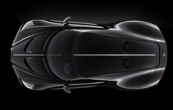 Bugatti, top view, La Voiture Noire, Bugatti La Voiture Noire