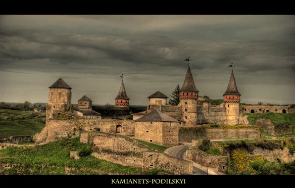 Картинка замок, форт, Kamianets Podilskyi, фортеця
