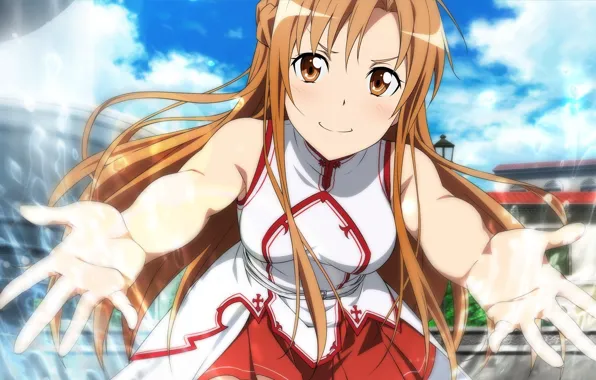 Обои Kawaii, Anime, Manga, Sword Art Online, Asuna, SAO, Bishojo.