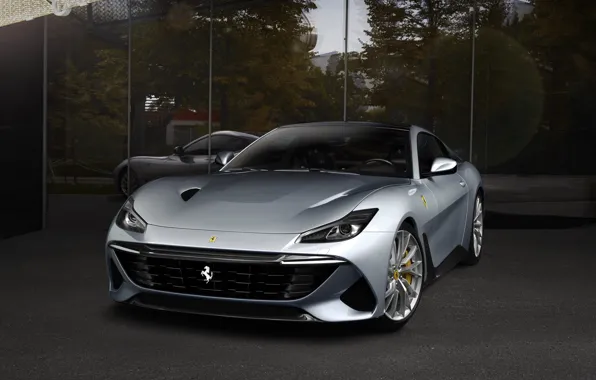 Феррари, Ferrari, суперкар, передок, super car, 2021, BR20