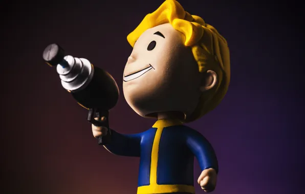 Fallout, Bethesda Softworks, Bethesda, Фигурка, Bethesda Game Studios, Vault Boy, Волт-Бой, Бетезда