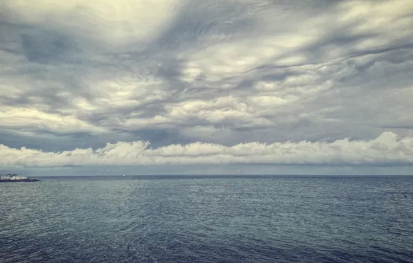 Море, тучи, Анапа