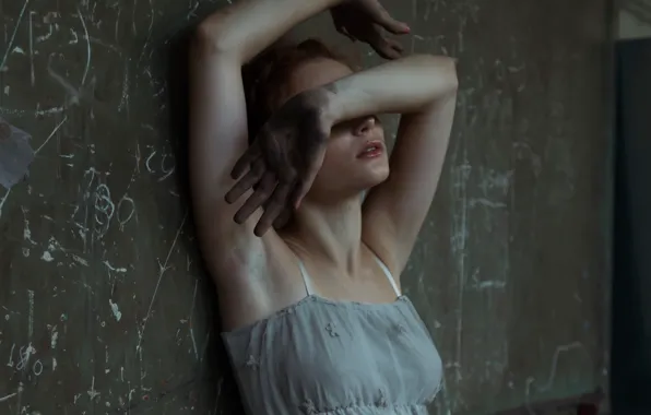 Грудь, ножки, губки, жест, ладошки, Greta Larosa