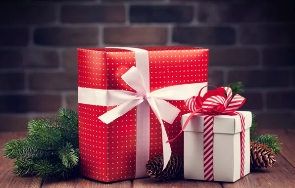 Картинка Новый Год, Рождество, merry christmas, decoration, gifts, xmas, holiday celebration