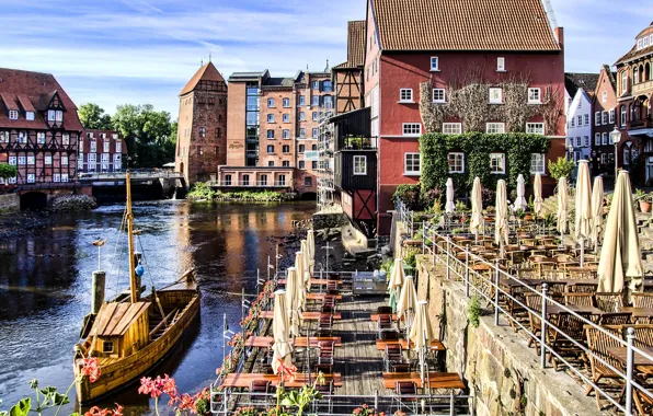 Germany, old town, Lüneburg, historic city
