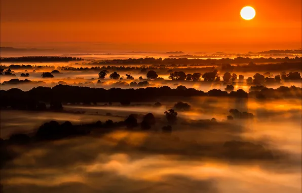 Sunrise, Wiltshire, Vale of Pewsey