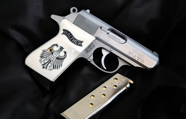 Пистолет, оружие, Walther, самозарядный, PPK/S
