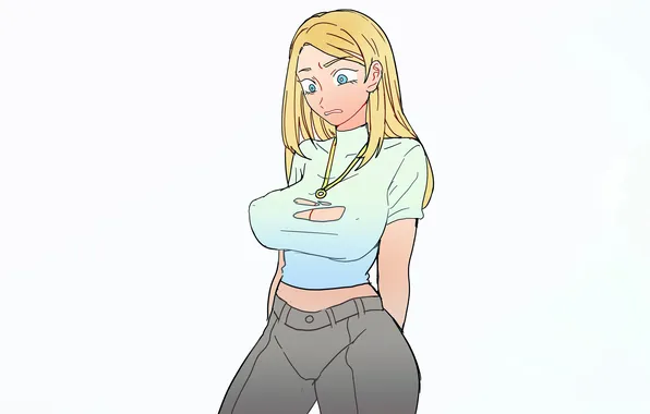 Girl, sexy, long hair, boobs, anime, beautiful, pretty, sketch