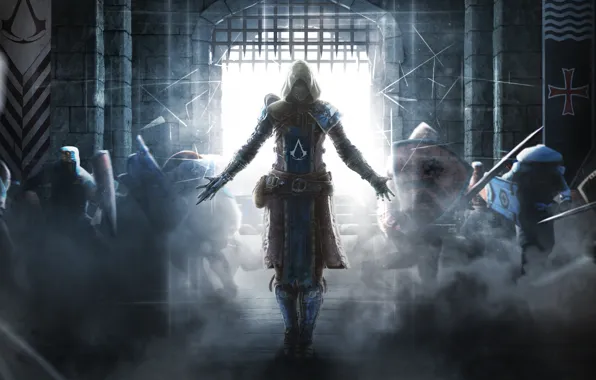 Убийца, Assassin, тамплиеры, Assassin's Creed, скрытый клинок, Кредо убийц
