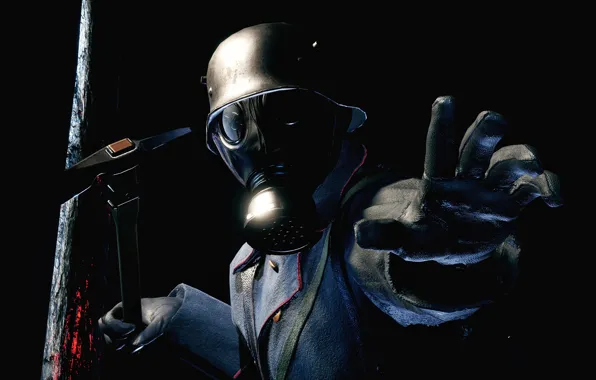 Солдат, противогаз, Electronic Arts, Battlefield 1