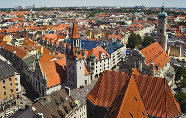 Картинка Германия, München, Marienplatz