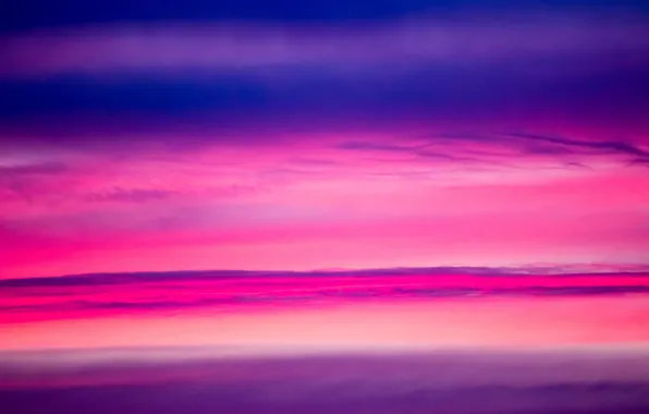 Twilight, sky, sunset, pink, dusk, purple