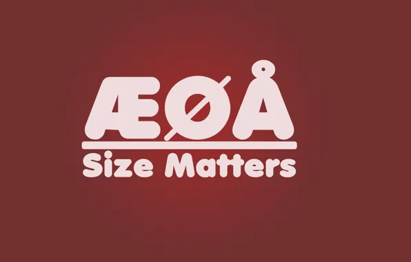 Minimalism, Mattes, Size