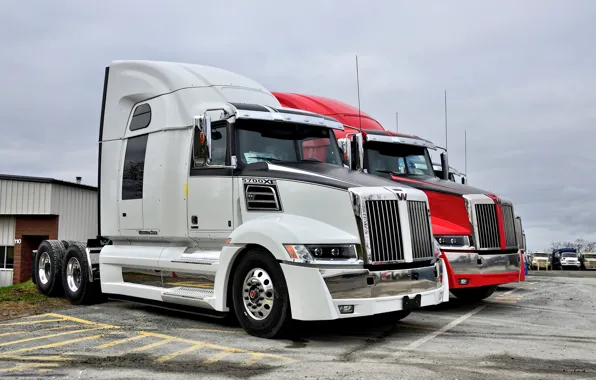 Red, white, western star, 5700xe