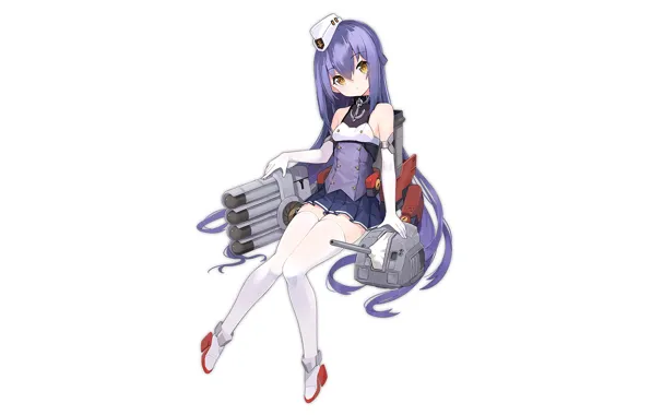 Girl, sexy, thighhighs, long hair, dress, anime, beautiful, pretty