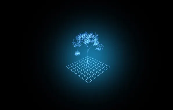 Картинка дерево, проекция