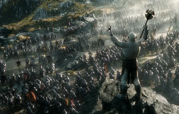 The hobbit, Azog, the battle of the five armies