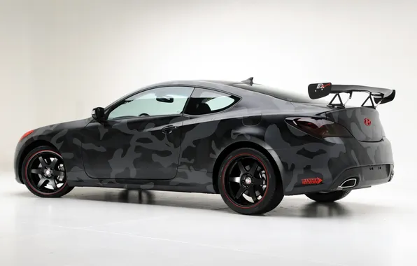 2008, спорткар, Hyundai, Coupe, Купе, Genesis, Hyundai Genesis, by Street Concepts