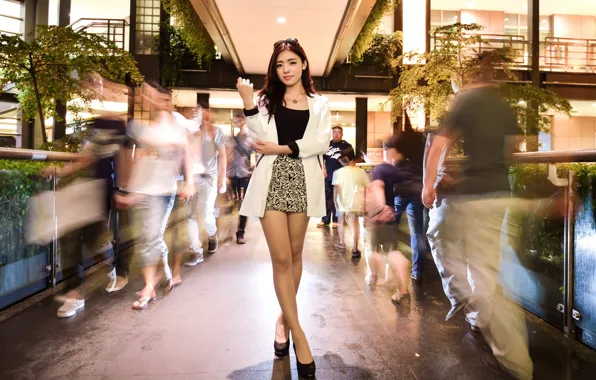 Взгляд, девушка, фон